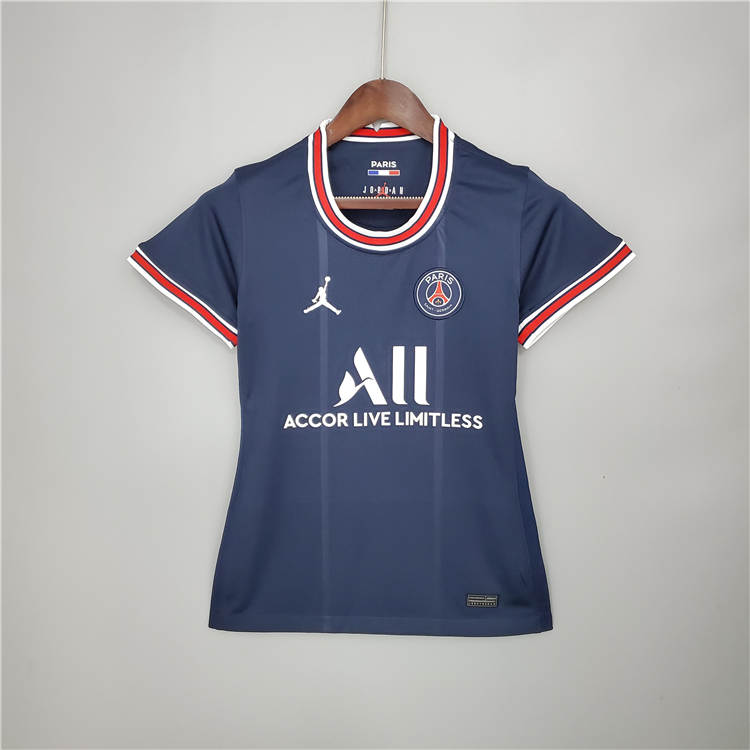 21-22 PSG MESSI #30 Home Navy Women's Soccer Jersey Football Shirt - Click Image to Close